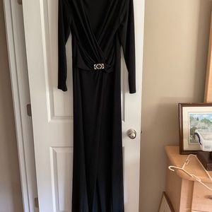 Ralph Lauren black evening dress